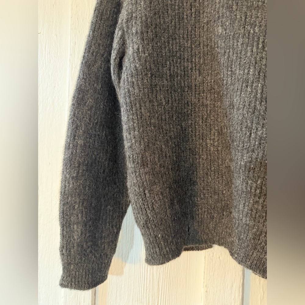 🚫SOLD🚫Vtg 60s Sears Sportswear 50/50 Mohair Wool Blend Cardigan Grey:Sz Small - Picture 10 of 16